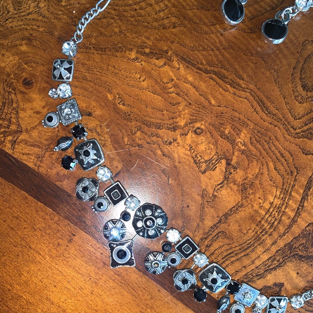 Set of Earrings and Necklace
